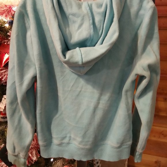 JUSTICE GIRLS AQUA SWEATJACKET.... EUC - Picture 8 of 11